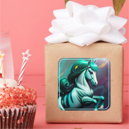 Adesivo Quadrado Pony Espírito 3D 24