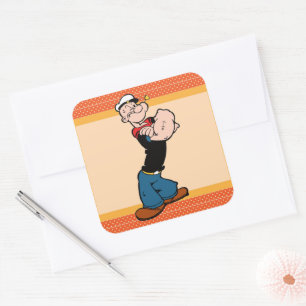 Adesivo Quadrado Popeye Sticker