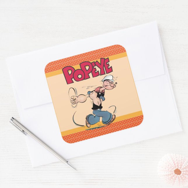 Adesivo Quadrado Popeye Sticker (Envelope)