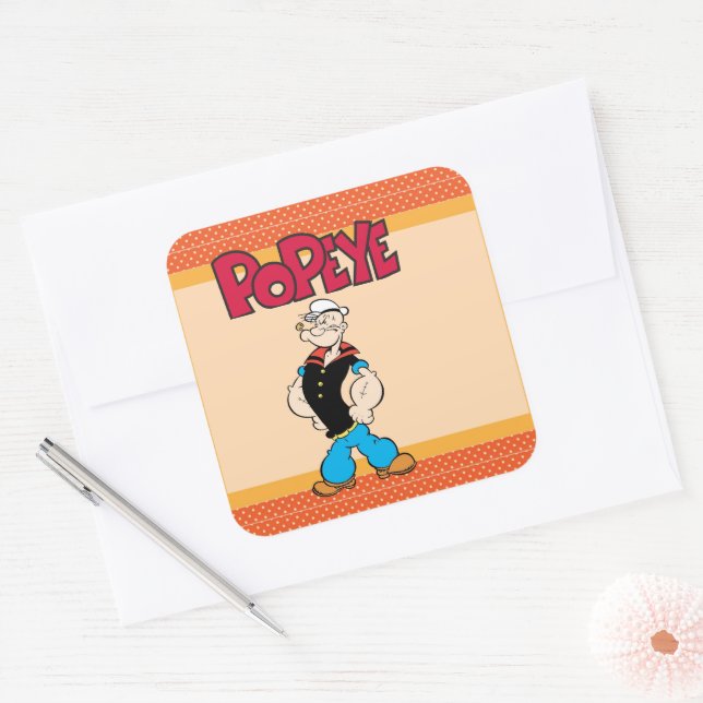 Adesivo Quadrado Popeye Sticker (Envelope)