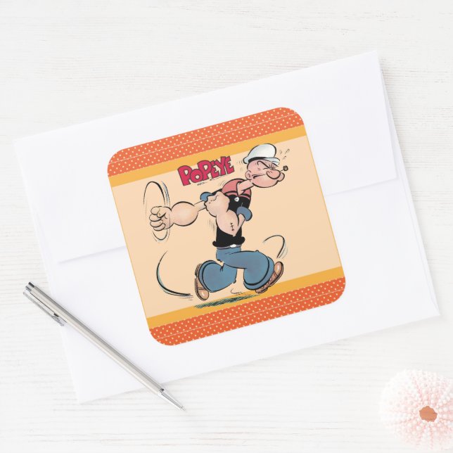 Adesivo Quadrado Popeye Sticker (Envelope)
