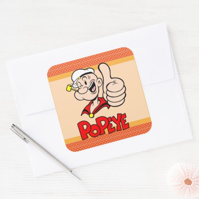 Adesivo Quadrado Popeye Sticker (Envelope)
