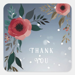 Adesivo Quadrado Poppy of Love" Wedding Invitation Collection