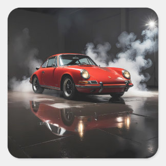 Adesivo Quadrado Porsche 911 1964