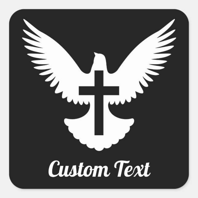 Adesivo Quadrado Porta com Vinheta Cruzada (Frente)