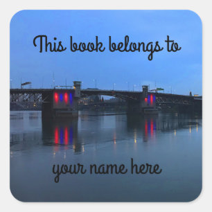 Adesivo Quadrado Portland Morrison Bridge nº 1