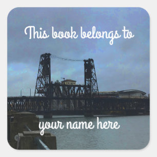Adesivo Quadrado Portland Steel Bridge nº 1 Sticker