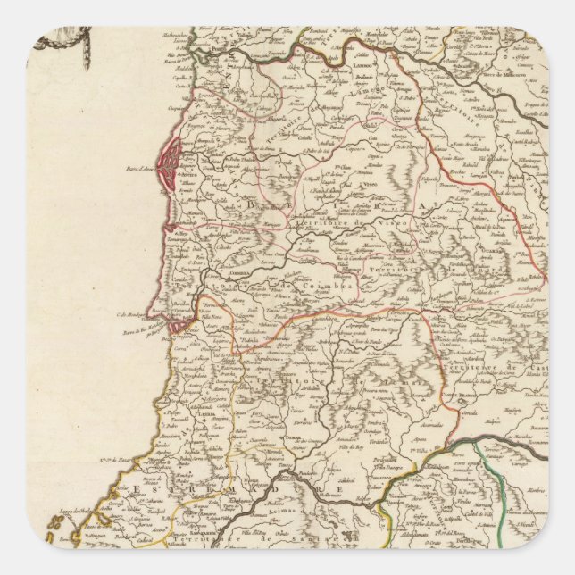 Adesivo Quadrado Portugal (Frente)