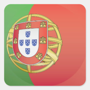 Adesivo Quadrado Portugal Crest