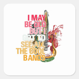 Adesivo Quadrado Posso Ser Velho, Mas Tenho Que Ver O Legal