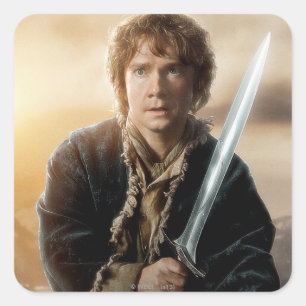 Adesivo Quadrado Poster 2 do caráter de BILBO BAGGINS™