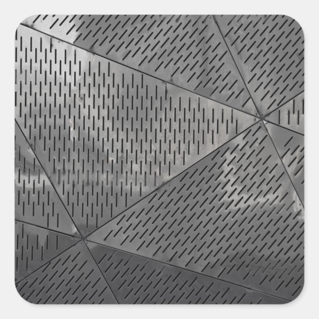 Adesivo Quadrado Potência da construção de aço Isolável Industrial (Frente)