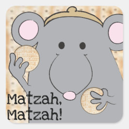 Adesivo Quadrado Praça do Sticker "Matzah Matzah"