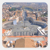 Praça santo Peter em Vaticano, Roma, Itália