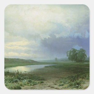 Adesivo Quadrado Prado molhado, 1872