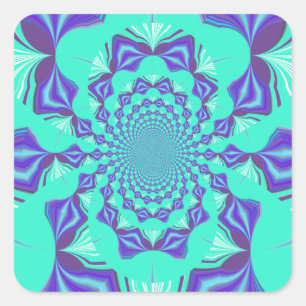 Adesivo Quadrado Precioso azul