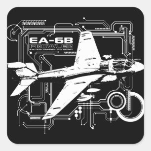 Adesivo Quadrado Predador de EA-6B