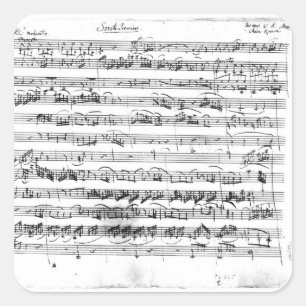Adesivo Quadrado Premier de Sonate para o violino e o cravo