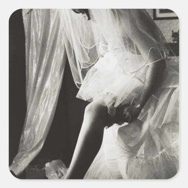 Adesivo Quadrado <Preparing>por Kim Koza (Frente)