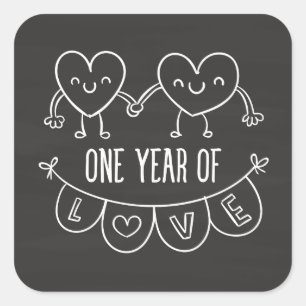 Adesivo Quadrado Presente de 1rua para seu punhal de coração