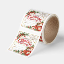 Presente de Entrega Especial de Natal Vintage