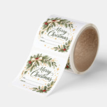 Presente de Natal Botânico em Aquarela Para De