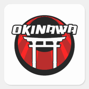 Adesivo Quadrado Presente Militar Viagem de férias de verão de Okin