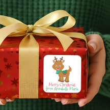 Presente Personalizado de Natal Rena Fofa