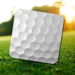 Adesivo Quadrado Presentes de Bolas de Golfe da Série Assinada