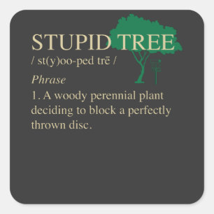 Adesivo Quadrado Presentes de Golf de Disco