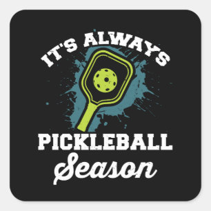 Adesivo Quadrado Presentes Engraçados De Pickleball