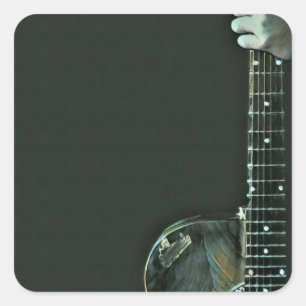 Adesivo Quadrado Presentes guitaristas latinos
