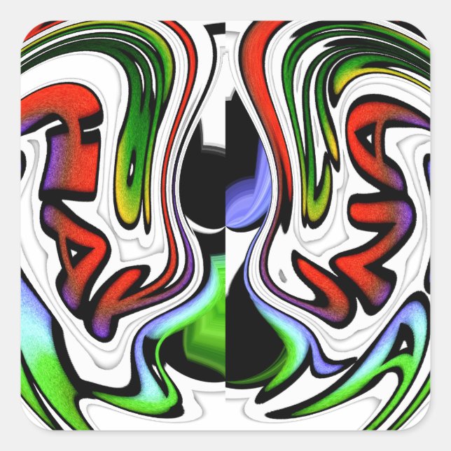 Adesivo Quadrado Presentes HakunaMatata hakunamatata (Frente)