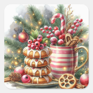 ADESIVO QUADRADO PRESENTES PARA ELA, ELE