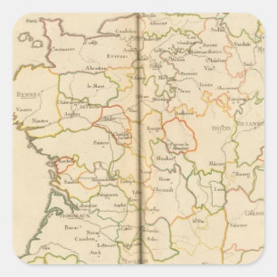 Adesivo Quadrado Presidente de France