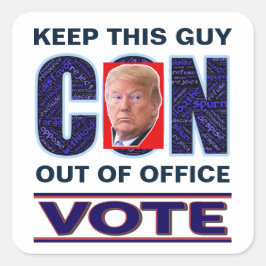 Adesivo Quadrado Presidente do Parlamento Europeu