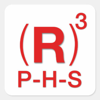 Adesivo Quadrado Presidente republicano, Câmara e Senado
