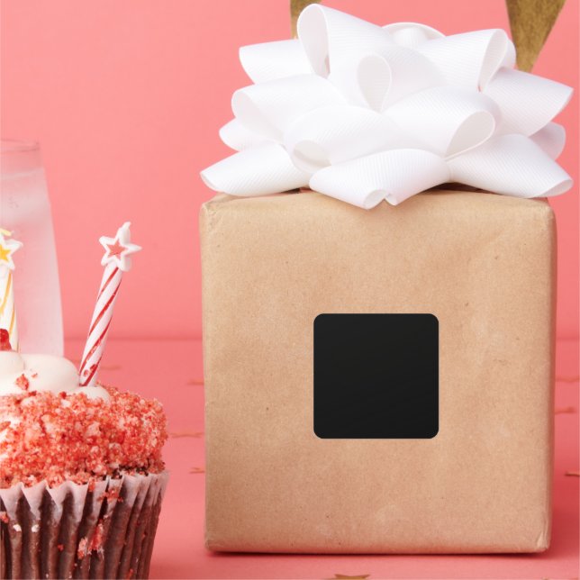 Adesivo Quadrado Preto puro (Festa)