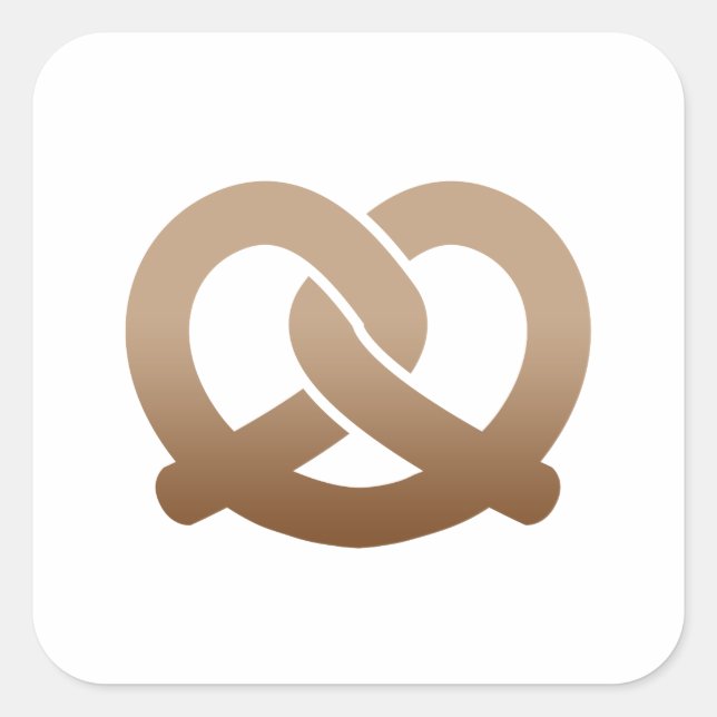 Adesivo Quadrado pretzel macio (Frente)