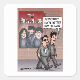 Adesivo Quadrado Prevention is better than cure