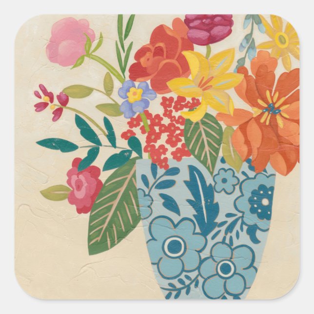 Adesivo Quadrado Primavera Blossomo I (Frente)