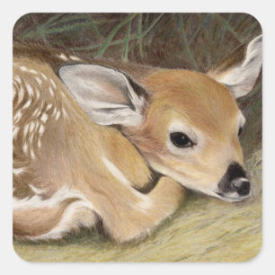 Adesivo Quadrado Primavera Fawn