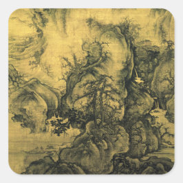 Adesivo Quadrado Primavera & Guo Xi - Arte Chinesa/China Imperial