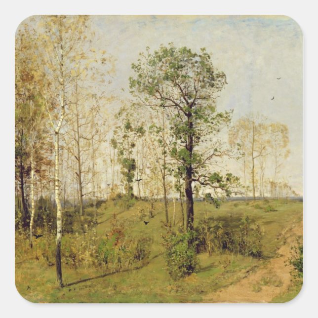 Adesivo Quadrado Primavera no Weimar, 1876 (Frente)