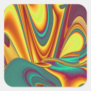 Adesivo Quadrado Primavera Verão Outono Flores Magia