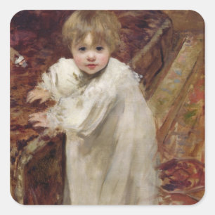Adesivo Quadrado Primeiras etapas de Colette, 1895