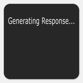 Adesivo Quadrado Primeiro Beijo - Cartoon de Jogador VR engraçado, 