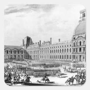 Adesivo Quadrado Primeiro cônsul de Napoleon Bonaparte