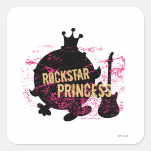 Adesivo Quadrado Princesa de Rockstar