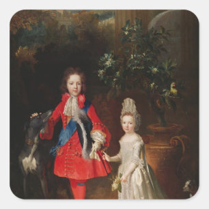 Adesivo Quadrado Príncipe James Francis Edward Stuart